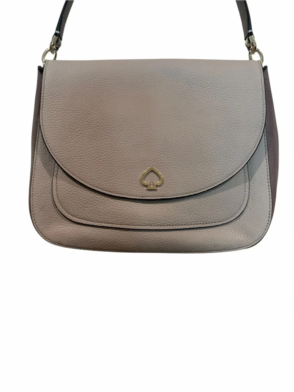 kate spade Kailee taupe & rose burgundy side leather snake print top handle bag